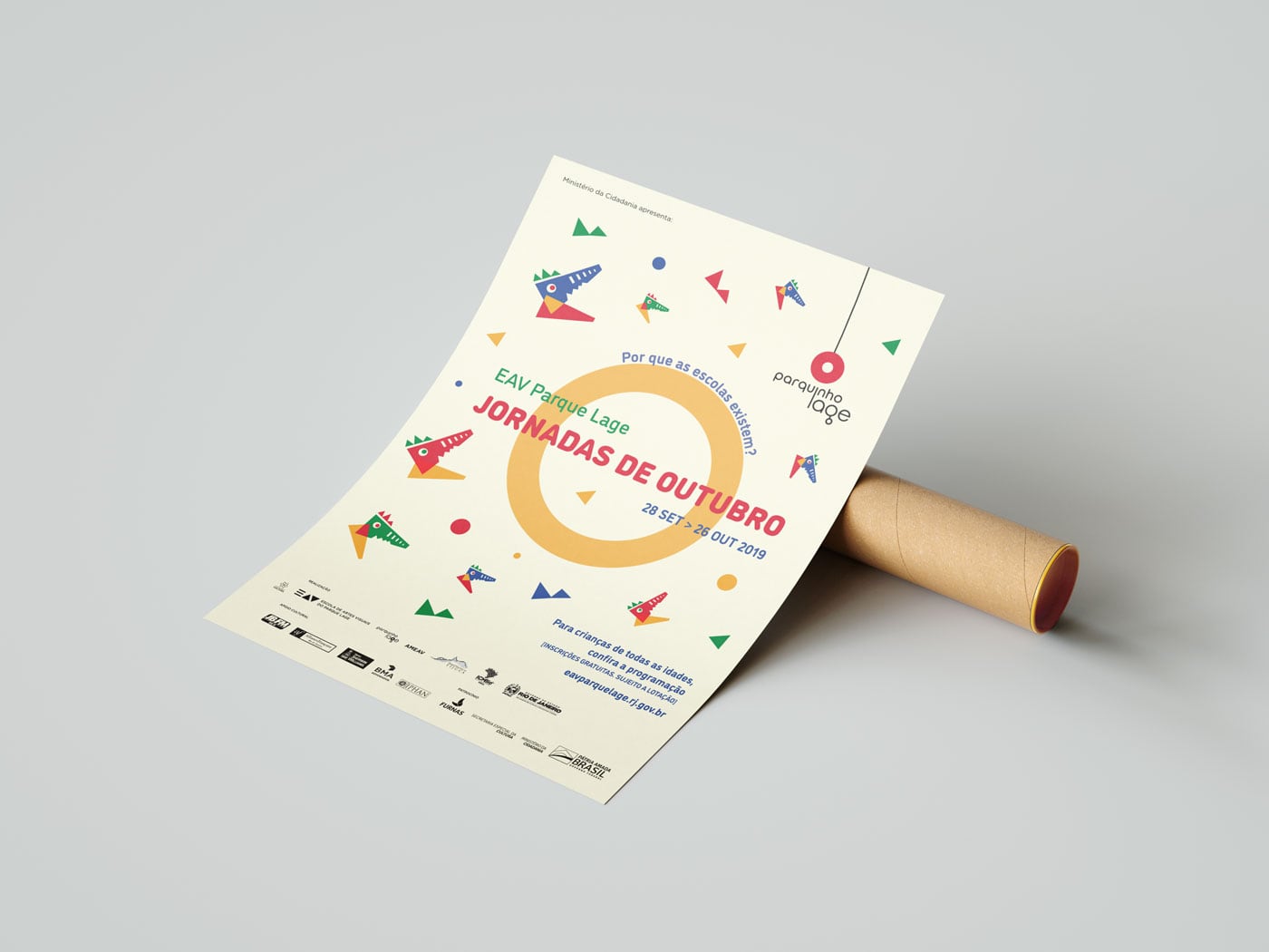 cartazes EAV Parque Lage - Jornadas de Outubro 2019